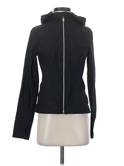 Pre-owned Prana Zip Up Hoodie In Black