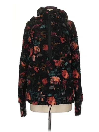 Pre-owned Prana Zip Up Hoodie In Black
