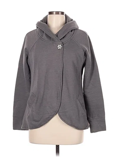 Pre-owned Prana Zip Up Hoodie In Gray