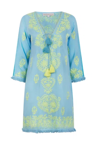 Pranella Aggie Cornflower/yellow Dress