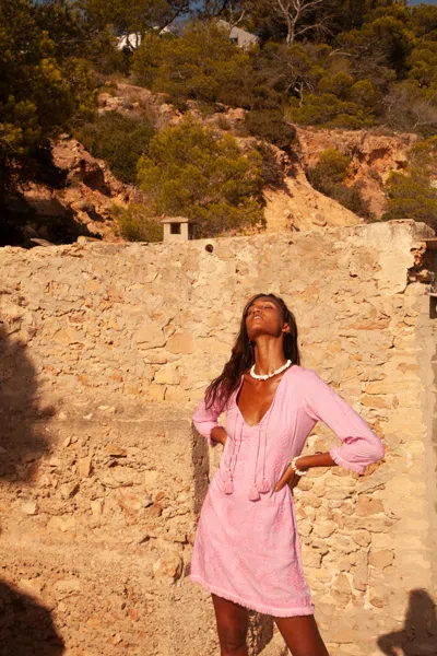 Pranella Aggie Pink Neon Pink Dress