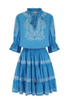 Pranella Amante Cornflower Mini Dress In Blue