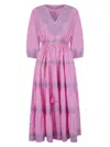 Pranella Azul Pink/lilac Maxi Dress In Pink
