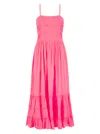 Pranella Boheme Cerise Maxi Dress In Pink