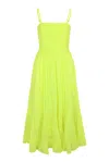 Pranella Boheme Lemon/yellow Maxi Dress In Green