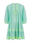 Pranella Bonbon Mini Dress Mint Lime In Green