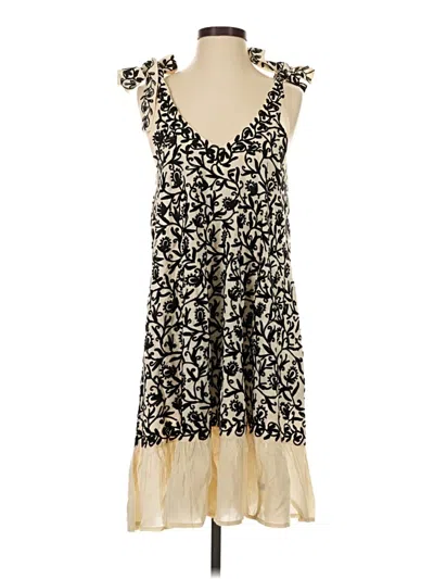 Pre-owned Pranella Casual Dress In Gold