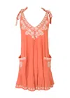 Pranella Celeste Mini Dess Ocre In Orange