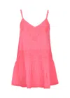 Pranella Cruz Cerise Mini Dress In Pink