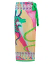 Pranella Iggy Wild/pink Sarong In Multi