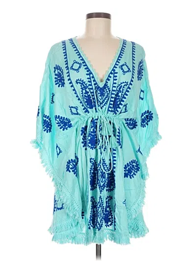 Pre-owned Pranella Kimono In Blue