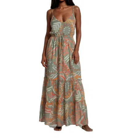 Pranella Rachel Maxi Dress In Solstice Coral In Multi