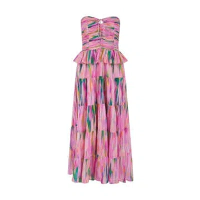 Pranella Rocky Dress In Blur Bloom In Pink