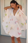Pranella Yulia Treasure Island Printed Mini Cover-up Kaftan