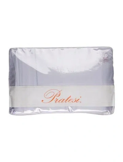 Pre-owned Pratesi 4-piece Cotton King Sheet Set In Blue