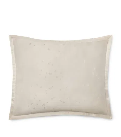 Pratesi Anemone Oxford Sham Pillowcase In Beige