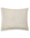 Pratesi Anemone Silk & Cotton Standard Sham In Sand