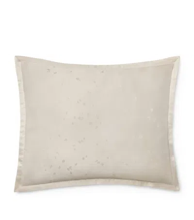 Pratesi Anemone Square Sham Pillowcase In Beige