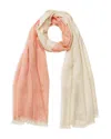 Pratesi Aria Cashmere & Silk Scarf In Orange