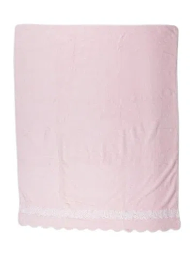 Pre-owned Pratesi Cotton Bath Sheet In Pink