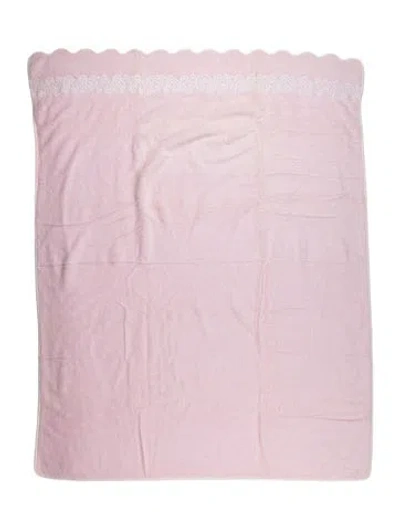 Pre-owned Pratesi Cotton Bath Sheet In Pink