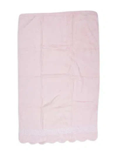Pre-owned Pratesi Cotton Bath Towel In Pink