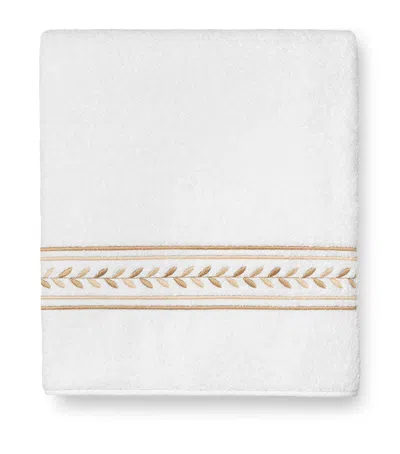 Pratesi Cotton Impero Bath Sheet In White