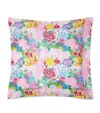 Pratesi Cotton Millefiori Square Pillowcase In Pink