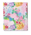 Pratesi Cotton Millefiori Super King Flat Sheet In Pink