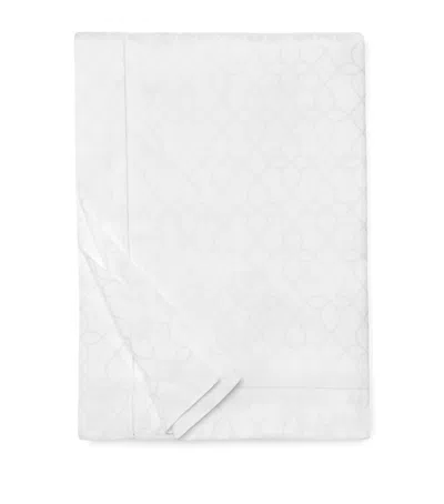 Pratesi Cotton Romanica Super King Duvet Cover In White