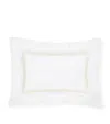 Pratesi Cotton Tre Righ King Pillowcase In White