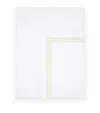 Pratesi Cotton Tre Righ Super King Flat Sheet In White