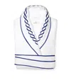 Pratesi Cotton Treccia Bathrobe In Navy