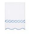 Pratesi Cotton Treccia Hand Towel In Blue