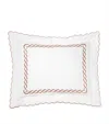 Pratesi Cotton Treccia Splendore Pillowcase In White