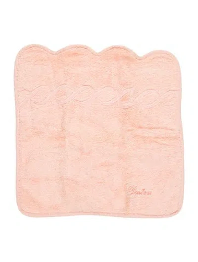 Pre-owned Pratesi Cotton Washcloth In Pink