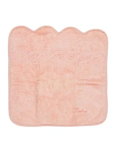 Pre-owned Pratesi Cotton Washcloth In Pink