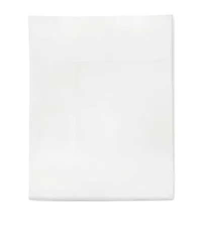 Pratesi Egyptian Cotton Paradise Super King Flat Sheet In White