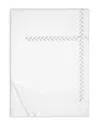 Pratesi Federico Duvet Cover, King In White/antique Silver