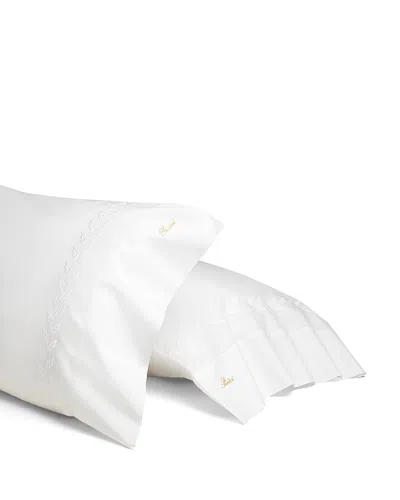 Pratesi Federico King Pillowcase, Set Of 2 In White/white