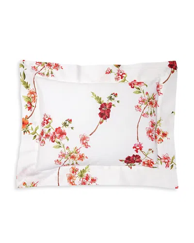 Pratesi Fresia Boudoir Sham In Scarlet
