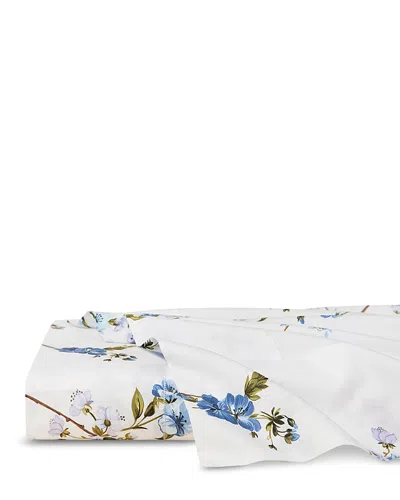 Pratesi Fresia Flat Sheet, Full/queen In Blue