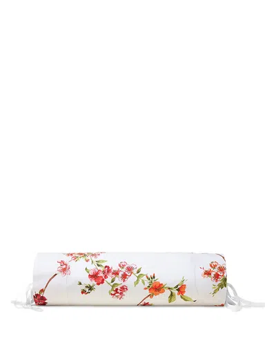 Pratesi Fresia Neckroll Sham In Scarlet