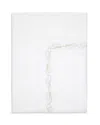 Pratesi Icona Flat Sheet, King In White/beige