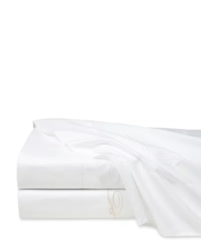 Pratesi Icona Flat Sheet, King In White/white