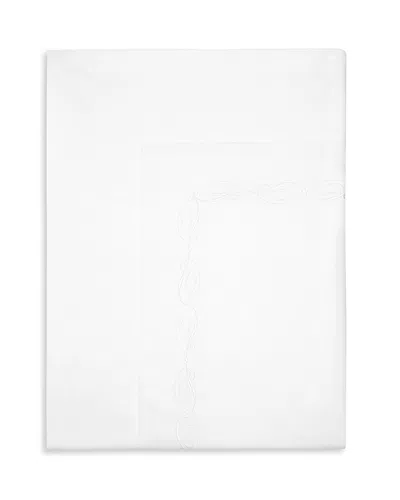 Pratesi Icona Flat Sheet, Twin In White/white