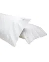 Pratesi Icona Pillowcase, Standard, Set Of 2 In White/white