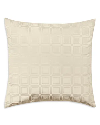 Pratesi Imperali Cotton Silk Jacquard Decorative Pillow, 22 X 22 In Pink