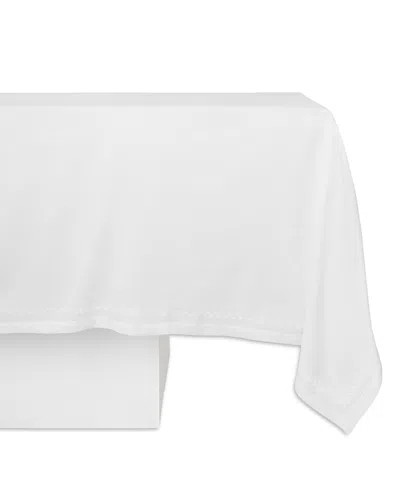 Pratesi Impero Round Tablecloth, 90 In White