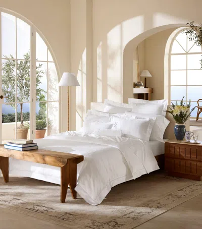 Pratesi Impero Square Pillowcase In White